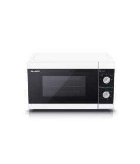 Sharp | Microwave Oven | YC-MS01E-W | Free standing | 800 W | White