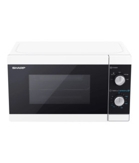 Sharp | Microwave Oven | YC-MS01E-W | Free standing | 800 W | White