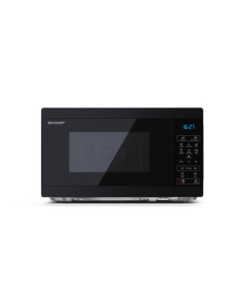 Sharp | Microwave Oven | YC-MS02E-B | Free standing | 800 W | Black