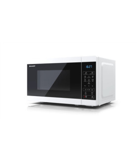 Sharp | Microwave Oven | YC-MS02E-W | Free standing | 20 L | 800 W | White