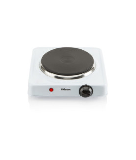 Tristar | Free standing table hob | KP-6185 | Number of burners/cooking zones 1 | Rotary | Black, White | Electric