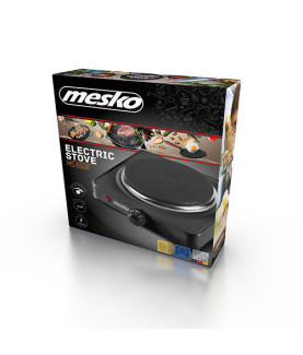 Mesko | Hob | MS 6508 | Number of burners/cooking zones 1 | Rotary | Black | Electric