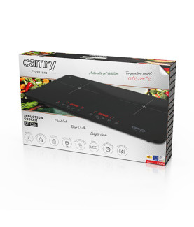 Camry | Hob | CR 6514 | Number of burners/cooking zones 2 | LCD Display | Black | Induction