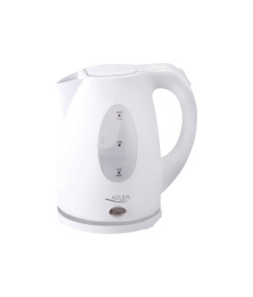 Adler | Kettle | AD 1207 | Standard | 2000 W | 1.5 L | Plastic | 360 rotational base | White