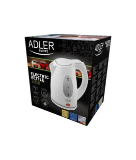 Adler | Kettle | AD 1207 | Standard | 2000 W | 1.5 L | Plastic | 360 rotational base | White