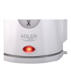 Adler | Kettle | AD 1207 | Standard | 2000 W | 1.5 L | Plastic | 360 rotational base | White