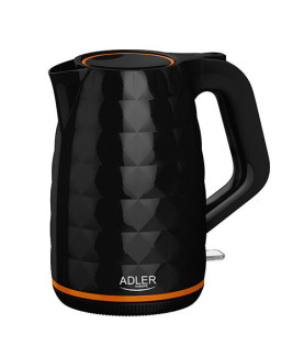 Adler | Kettle | AD 1277 | Standard | 2200 W | 1.7 L | Plastic | 360 rotational base | Black