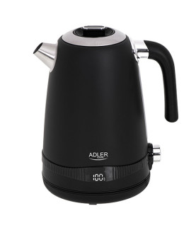 Adler | Kettle | AD 1295b | Electric | 2200 W | 1.7 L | Stainless steel | 360 rotational base | Black