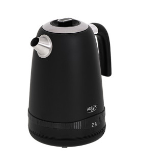 Adler | Kettle | AD 1295b | Electric | 2200 W | 1.7 L | Stainless steel | 360 rotational base | Black