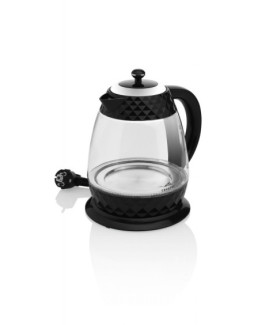 ETA | Crystal Kettle | ETA315490000 | Electric | 2200 W | 1.7 L | Glass | 360 rotational base | Glass/Black