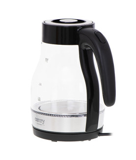 Camry | Kettle | CR 1300 | Electric | 2200 W | 1.7 L | Glass | 360 rotational base | Black