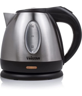 Tristar | Jug Kettle | WK-1323 | Standard | 1500 W | 1.2 L | Stainless steel | 360 rotational base | Silver