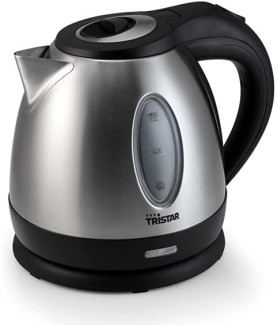 Tristar | Jug Kettle | WK-1323 | Standard | 1500 W | 1.2 L | Stainless steel | 360 rotational base | Silver