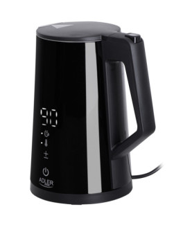 Adler | Kettle | AD 1345b | Electric | 2200 W | 1.7 L | Stainless steel | 360 rotational base | Black