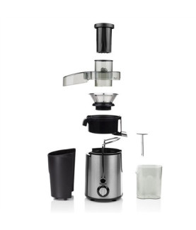 Juicer | Tristar | SC-2284 | Type Centrifugal juicer | Black/Stainless steel | 400 W | Number of speeds 2