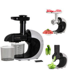 Adler | Slow-speed juicer 3in1 - Meat mincer, Juicer, Vegetable grater | AD 4131 | Type Slow Juicer | Stainless Steel | 150 W |