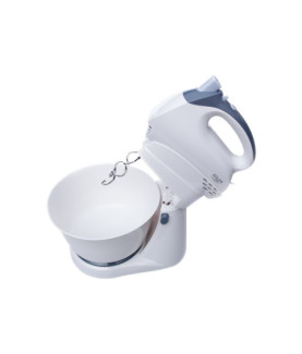 Adler | Mixer | AD 4202 | Mixer with bowl | 300 W | Number of speeds 5 | Turbo mode | White