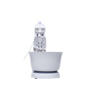 Adler | Mixer | AD 4202 | Mixer with bowl | 300 W | Number of speeds 5 | Turbo mode | White