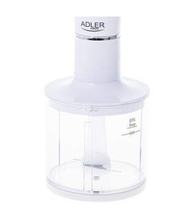 Adler | Hand blender set | AD 4620 | Hand Blender | 800 W | Number of speeds 2 | Chopper | White