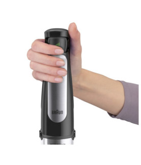 Braun | Hand Blender | MQ7000X MultiQuick Immersion | Hand Blender | 1000 W | Number of speeds 2 | Black/Stainless Steel