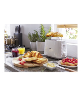 Philips | Toaster | HD2581/00 Daily Collection | Power 760-900 W | Number of slots 2 | Housing material Plastic | White