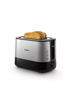 Philips | Toaster | HD2637/90 Viva Collection | Number of slots 2 | Housing material Metal/Plastic | Black