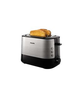 Philips | Toaster | HD2637/90 Viva Collection | Number of slots 2 | Housing material Metal/Plastic | Black