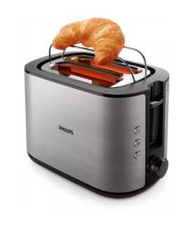 Philips | Toaster | HD2650/90 Viva Collection | Power 950 W | Number of slots 2 | Housing material Metal | Stainless Steel