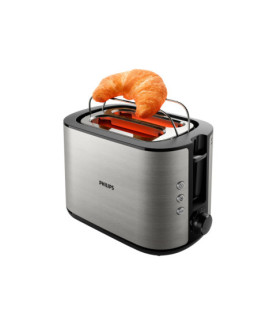 Philips | Toaster | HD2650/90 Viva Collection | Power 950 W | Number of slots 2 | Housing material Metal | Stainless Steel