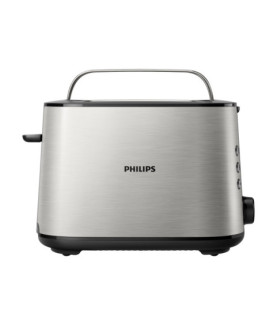 Philips | Toaster | HD2650/90 Viva Collection | Power 950 W | Number of slots 2 | Housing material Metal | Stainless Steel