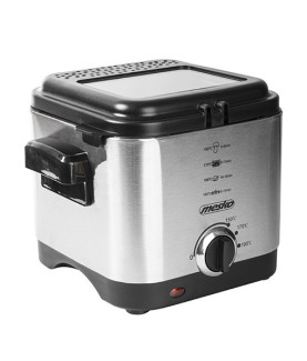 Mesko | Deep Fryer | MS 4910 | Power 900 W | Capacity 1.5 L | Silver