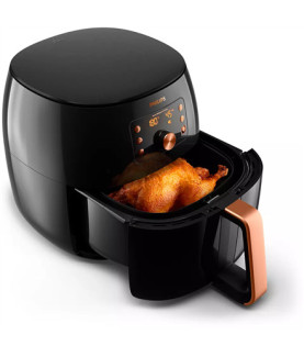 Philips | Premium Airfryer XXL | HD9867/90 | Power 2225 W | Capacity 7.3 L | Smart Sensing Technology | Black