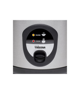 Tristar | RK-6127 | Rice cooker | 500 W | Black/Stainless steel