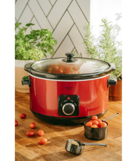 Adler | Slow cooker | AD 6413r | 290 W | 5.8 L | Number of programs 3 | Red