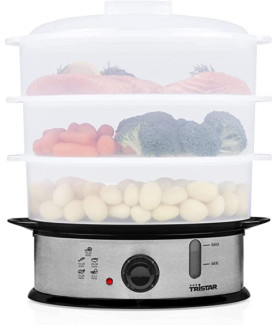 Tristar | Food Steamer | VS-3914 | Silver | 1200 W | Capacity 11 L | Number of baskets 3