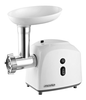 Mesko MS 4805 Meat mincer, Power 600W, Bowl, Middle size sieve, Mince sieve, Poppy sieve, Plunger, Sausage filler | Mesko | Mes