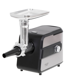 Adler | Meat mincer with a shredder | AD 4813 | Silver/Black | 600 W | Number of speeds 2 | Throughput (kg/min) 1