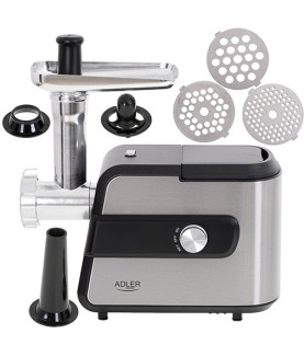 Adler | Meat mincer with a shredder | AD 4813 | Silver/Black | 600 W | Number of speeds 2 | Throughput (kg/min) 1