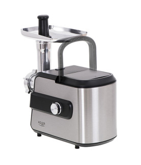 Adler | Meat mincer with a shredder | AD 4813 | Silver/Black | 600 W | Number of speeds 2 | Throughput (kg/min) 1