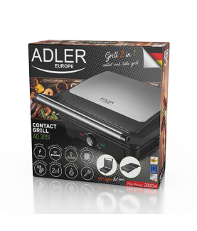 Adler | Electric Grill XL | AD 3051 | Table | 2800 W | Black/Stainless steel