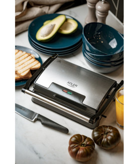 Adler | Electric Grill | AD 3052 | Table | 1200 W | Stainless steel