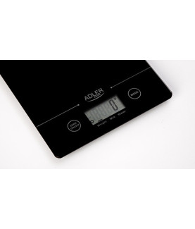 Adler | Kitchen scales | Adler AD 3138 | Maximum weight (capacity) 5 kg | Graduation 1 g | Display type LCD | Black