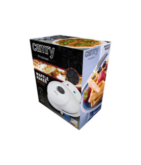 Camry | Waffle maker | CR 3022 | 1000 W | Number of pastry 5 | Heart shaped | White