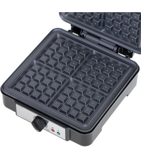 Adler | Waffle Maker | AD 3049 | 1200 W | Number of pastry 4 | Belgium | Black