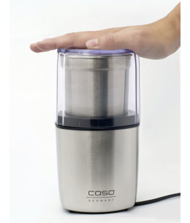 Caso | Electric coffee grinder | 1830 | 200 W W | Lid safety switch | Number of cups 8 pc(s) | Stainless steel