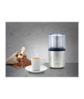 Caso | Electric coffee grinder | 1830 | 200 W W | Lid safety switch | Number of cups 8 pc(s) | Stainless steel