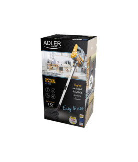 Adler | Vacuum Cleaner | AD 7036 | Corded operating | Handstick and Handheld | 800 W | - V | Operating radius 7 m | Yellow/Grey