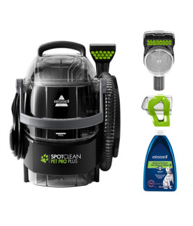 Bissell | SpotClean Pet Pro Plus Cleaner | 37252 | Corded operating | Handheld | 750 W | - V | Black/Titanium | Warranty 24 mon