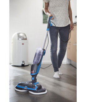 Mop | SpinWave | Corded operating | Washing function | Power 105 W | Blue/Titanium