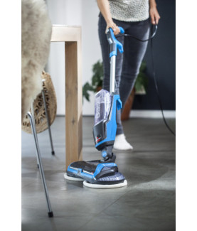 Mop | SpinWave | Corded operating | Washing function | Power 105 W | Blue/Titanium